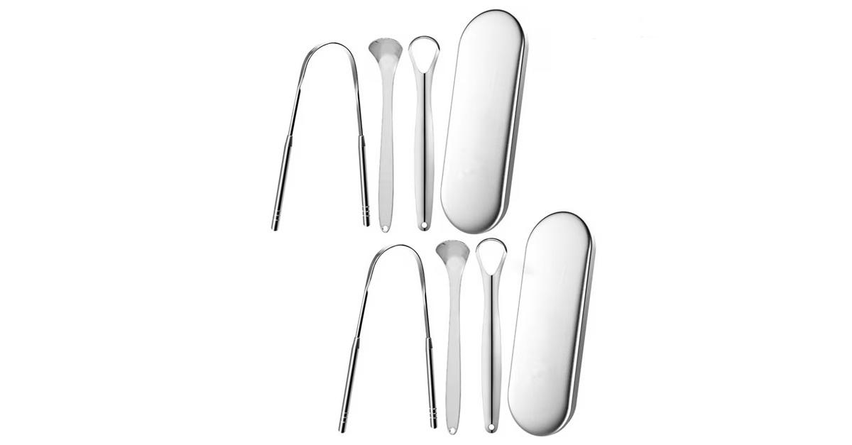 stainless steel tongue scrapers 