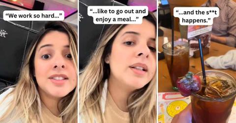 Woman shares disturbing experience she had at an Olive Garden restaurant with a moldy strawberry (Cover Image Source: TikTok | @samy.nguyen1)