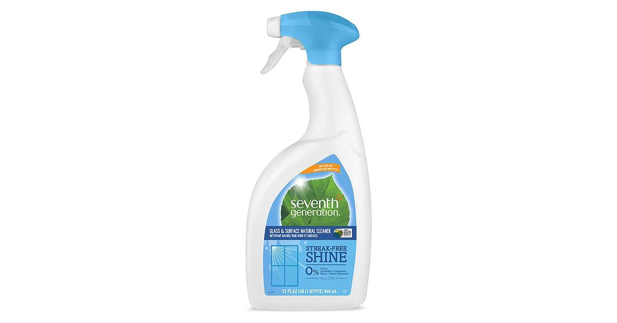 bottle of glass cleaner