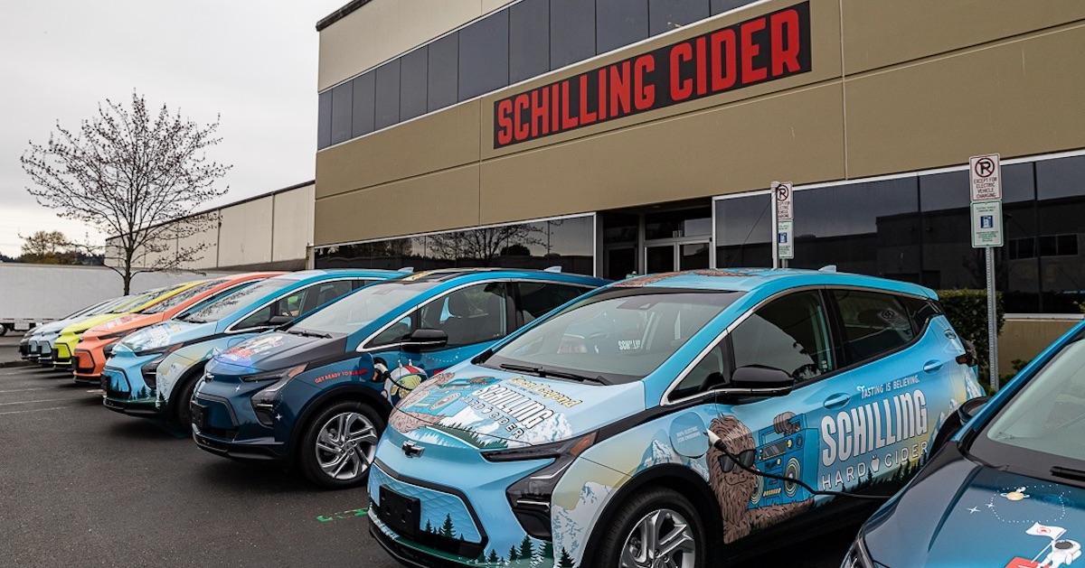 Schilling Cider has an entire fleet of EVs.