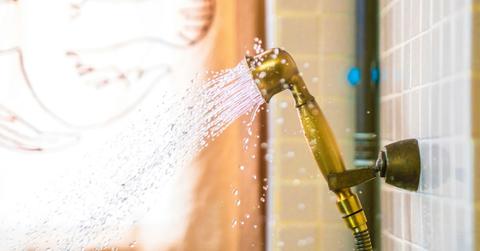 gold showerhead
