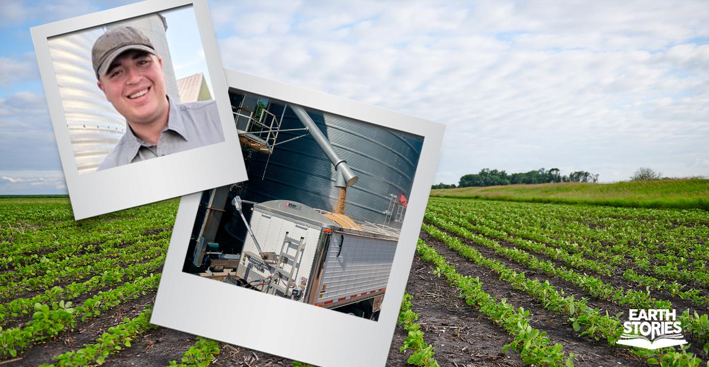 Earth Day Soybean Farmer