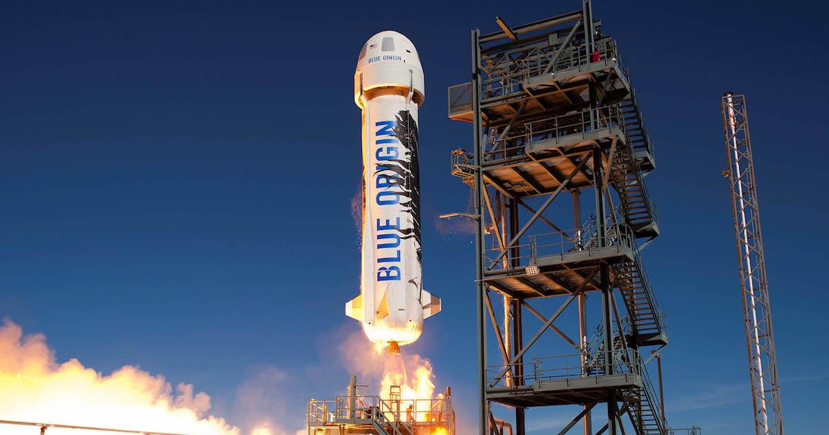 Blue Origin rocket launch