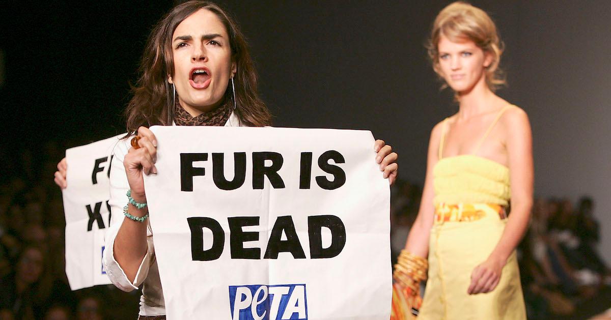 Fur protest