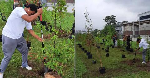 Young volunteers from the city of Elizabeth in New Jersey are planting microforests. (Cover Image Source: Instagram | @groundworkelizabeth)
