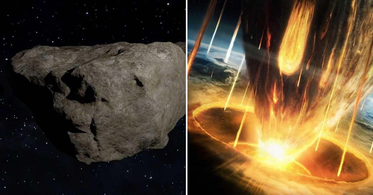 (L) Illustration shows a space rock rushing towards Earth. (R) A massive space rock strikes the planet causing a major explosion. (Representative Cover Image Source: Pixabay | (L) Beng Art, (R) Nox Box)
