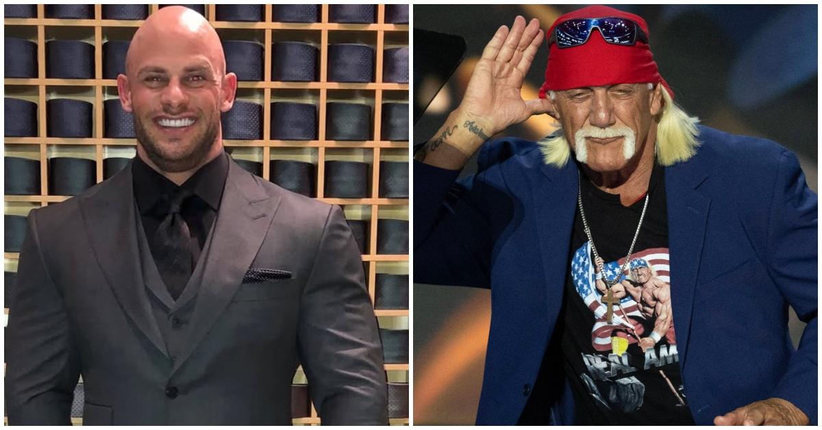 Joey Swoll and Hulk Hogan