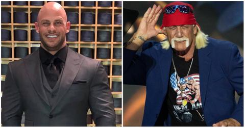Joey Swoll and Hulk Hogan