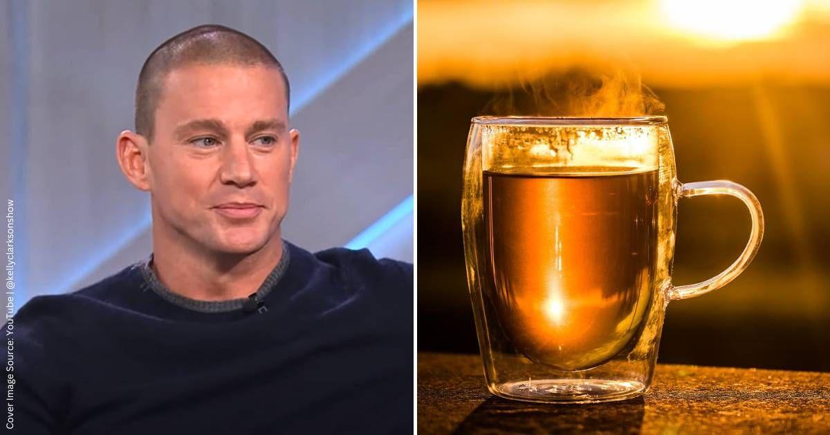 (L) Channing Tatum appears on The Kelly Clarkson Show. (Cover Image Source: YouTube | @kellyclarksonshow) | (R) A cup of clear health drink with a sunrise backdrop. (Representative Cover Image Source: Pixabay | Myriams-Fotos)