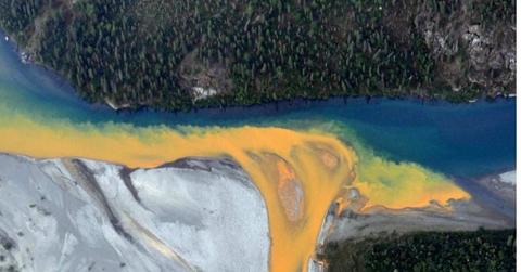 An aerial view of the rust-colored Kutuk River in Gates of the Arctic National Park in Alaska. (Cover Image Source: University of California/Photo by Ken Hill/NPS)