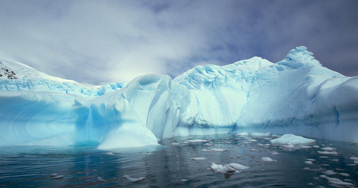 Melting glacier