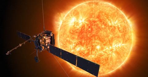 This graphic was updated in April 2025 to show an image of the Sun taken by Solar Orbiter's EUI instrument. (Cover Image Source: ESA)
