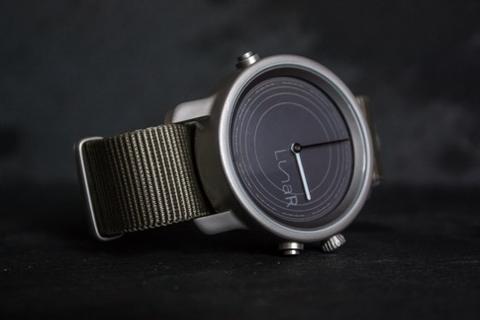 lunar solar powered smartwatch
