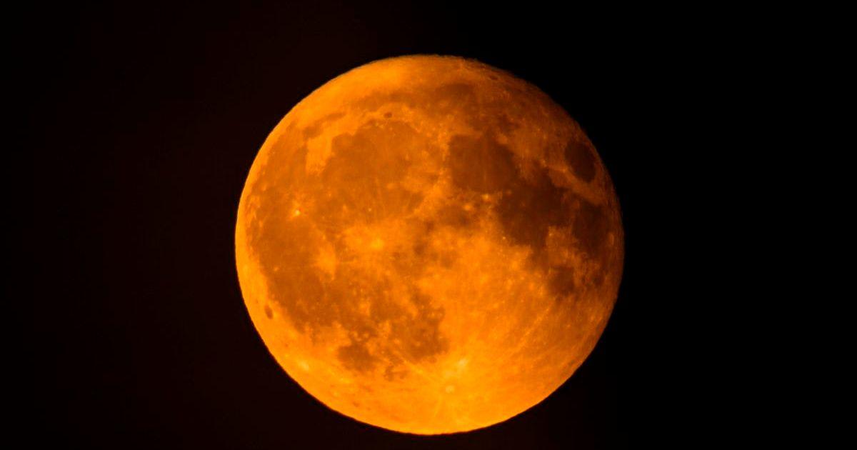 The moon is glowing orange in the sky. (Representative Cover Image Source: Getty Images | Sjo)