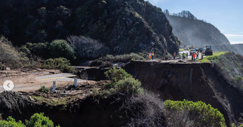Big Sur Highway 1 Collapse