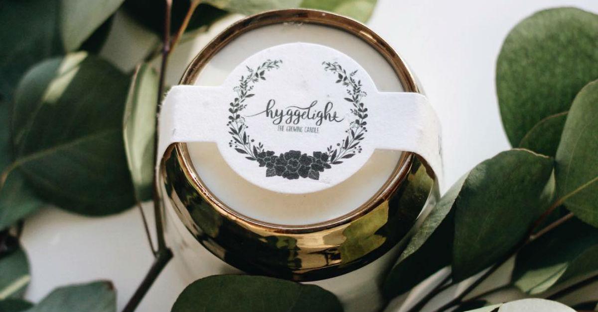 The Hyggelight Candle Doubles As a Wildflower Planter To Reduce