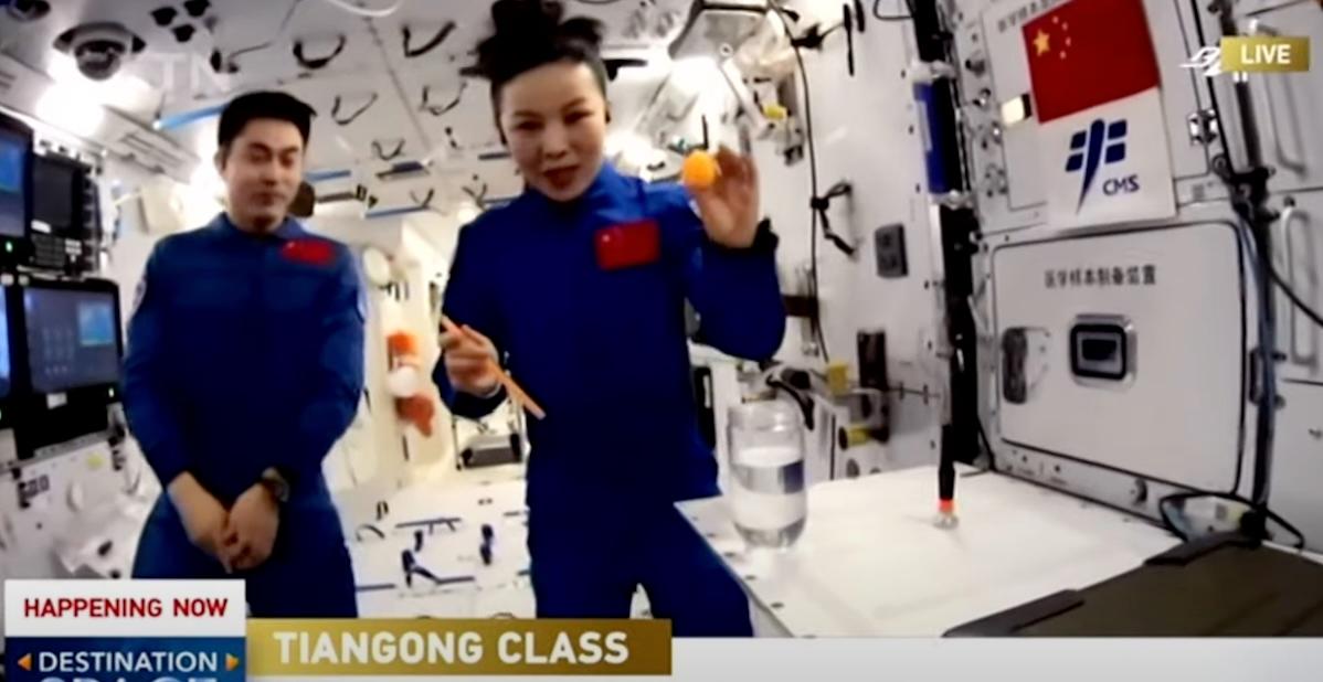 chinese astronauts in space