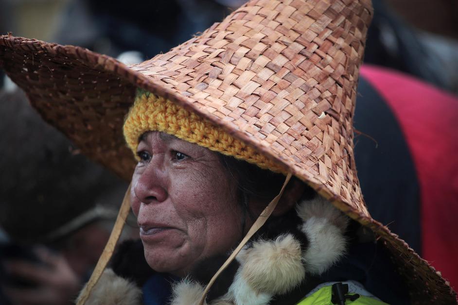 Woman Protesting at Standing Rock