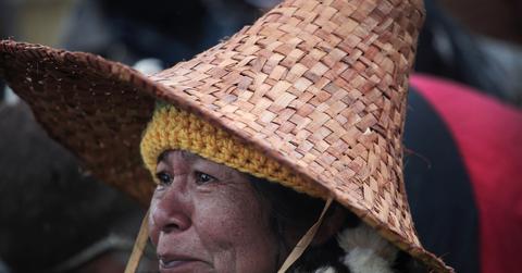 Woman Protesting at Standing Rock