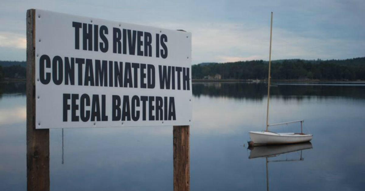 lahaverivercontaminationsign