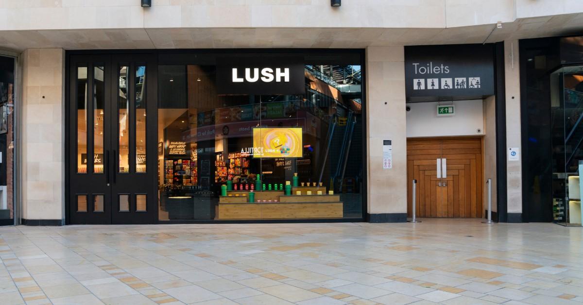 The Lush storefront in Bristol