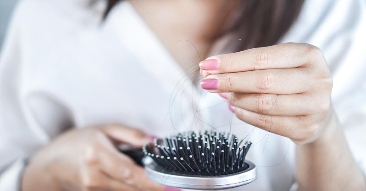 plant hack clump of hair