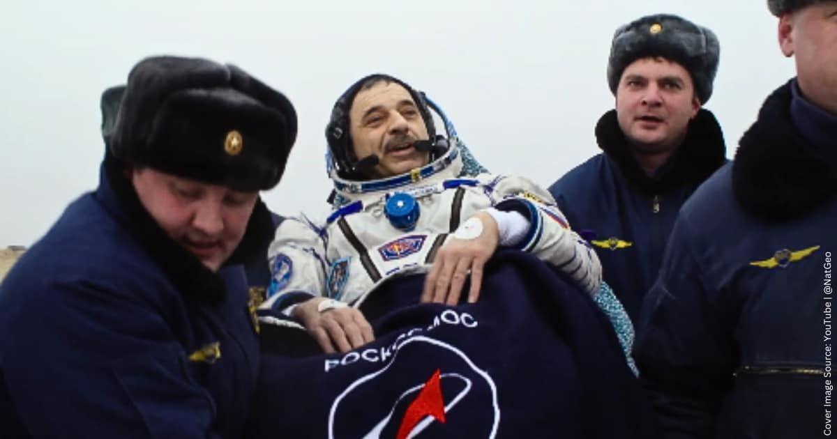 Russian cosmonaut Mikhail Kornienko returns home after spending a year in space (Cover Image Source: YouTube | @NatGeo)