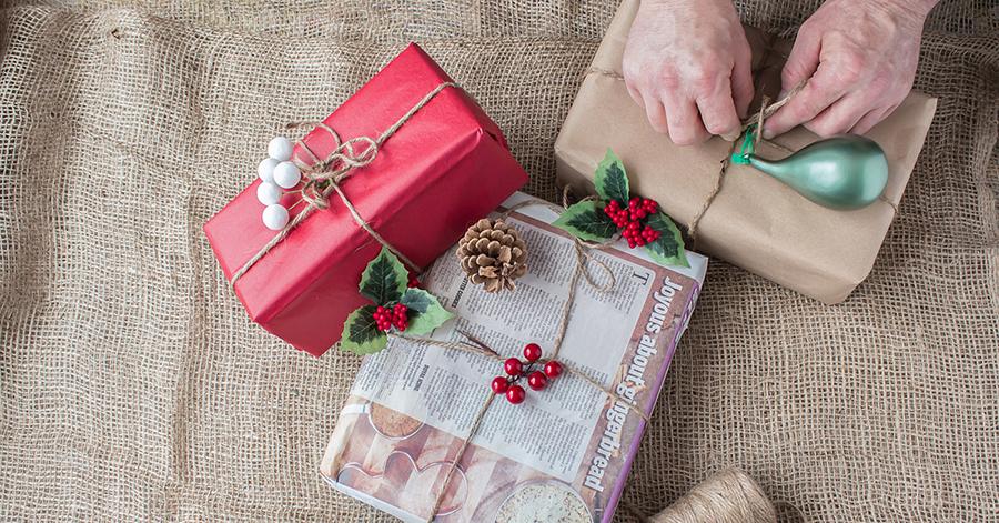 zero waste gift wrap