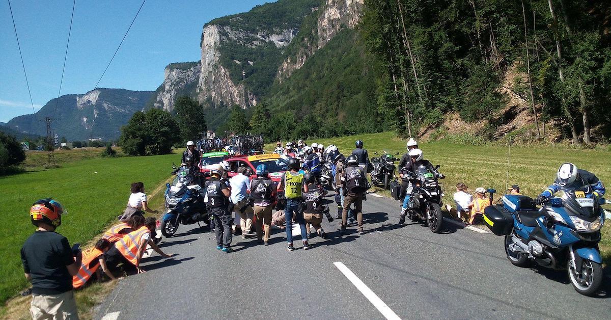 Tour de France Protest