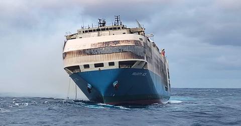 Cargo Ship Sinks With Luxury Cars
