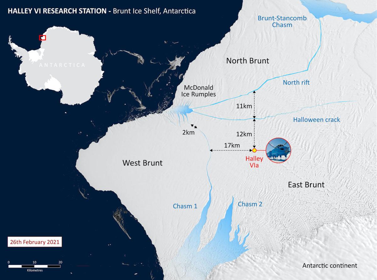 brunt ice shelf