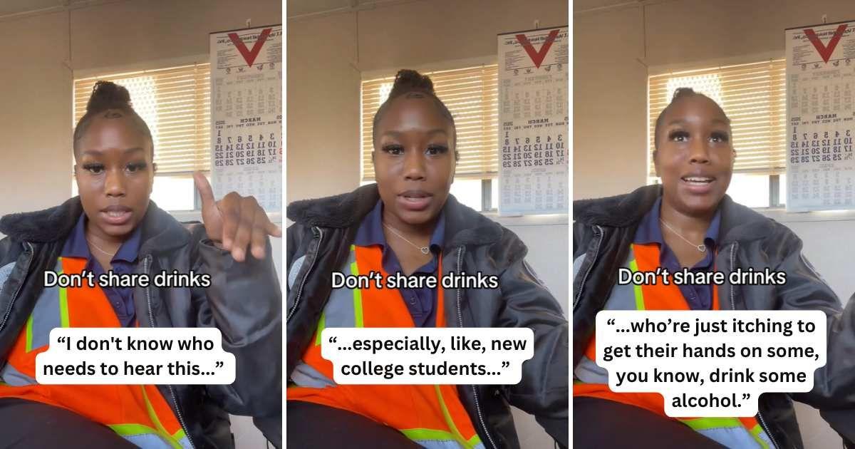 Woman shares how she got tonsils after sharing a drink with a friend. (Cover Image Source: TikTok | @breezwrld_)
