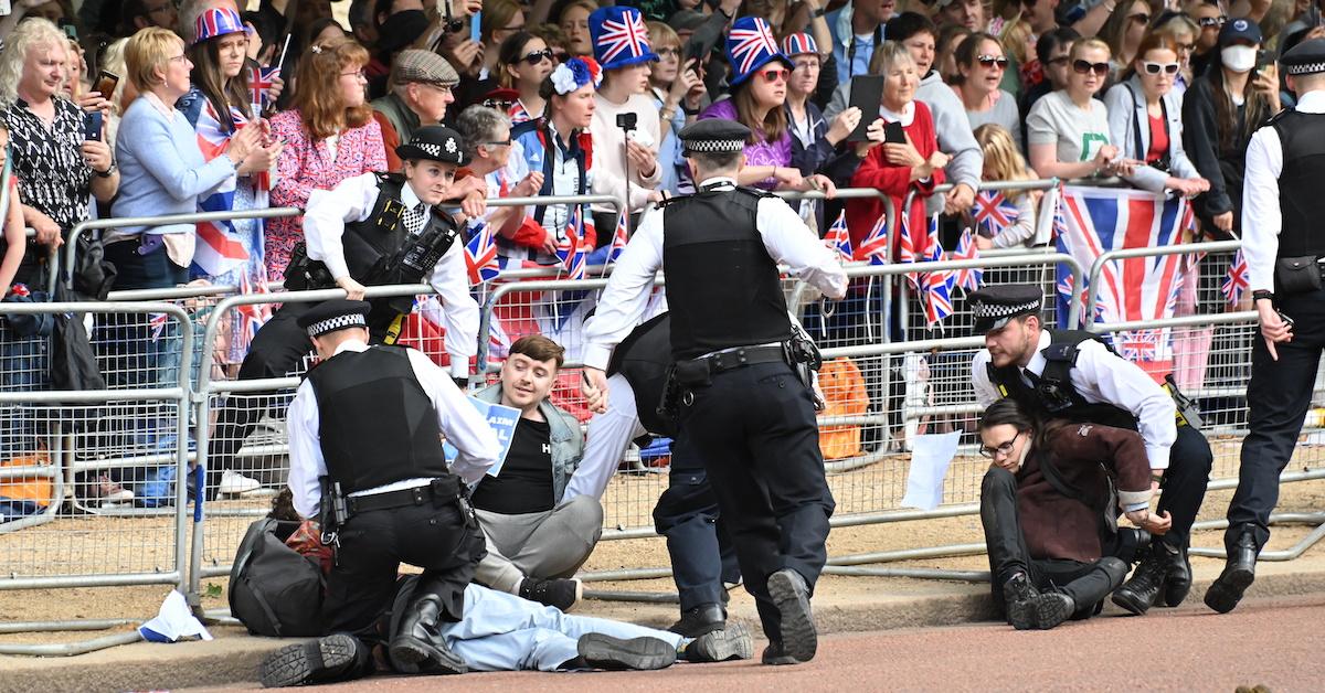 Trooping the Colour protest