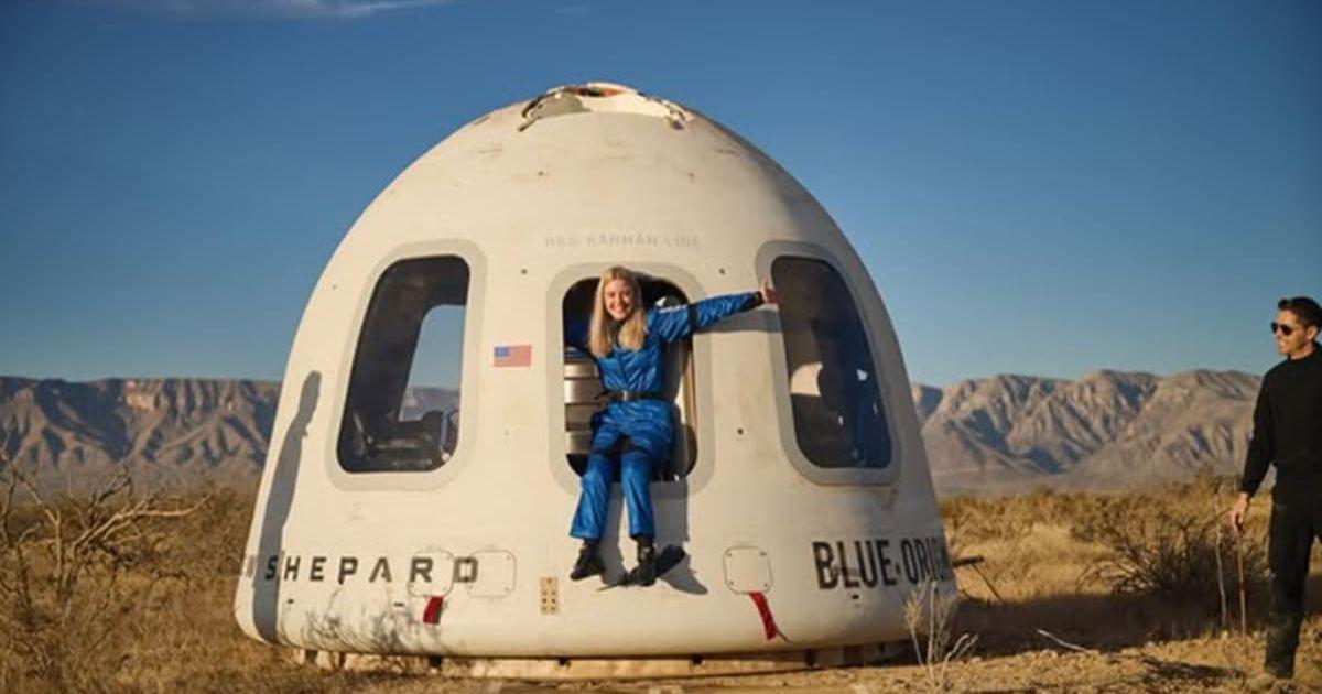 Michaela Benthaus became the first wheelchair user to travel to space in a capsule designed by Jeff Bezos' Blue Origin (Cover Image Source: Instagram | @michi_benthaus)