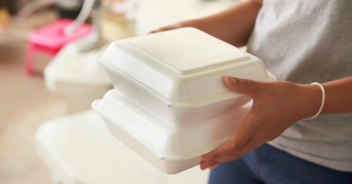 Environment Unfriendly Styrofoam Plates Cups Disposed Plastic