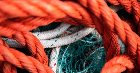 Ropes on a boat