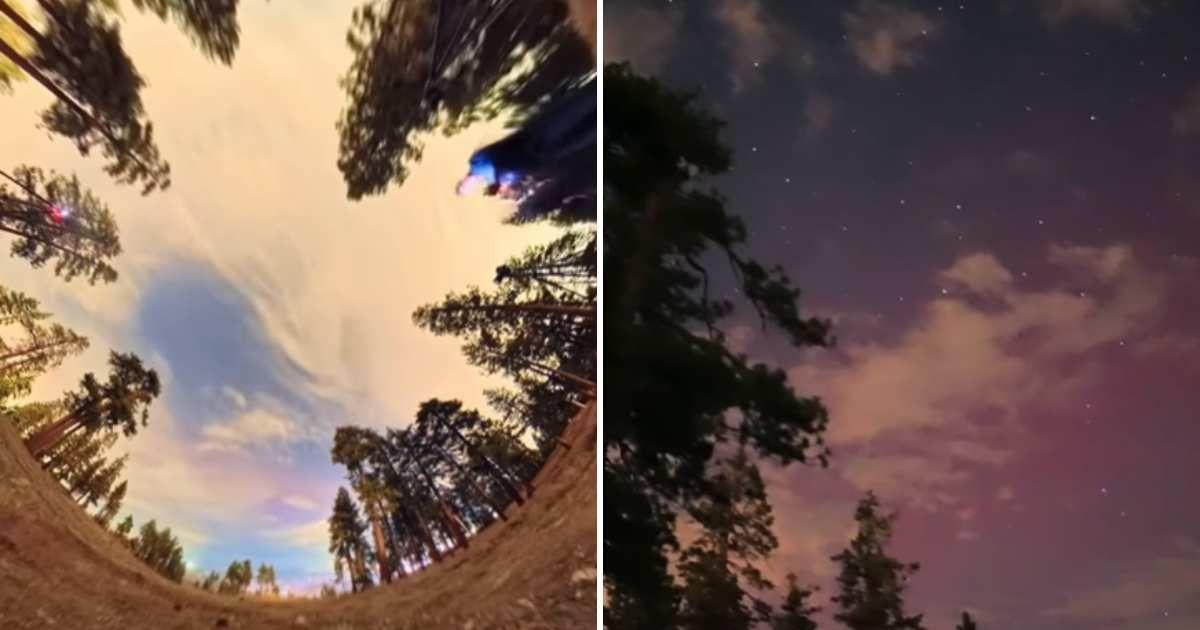 Photographer captures gorgeous aurora emerging in Southern California skies (Cover Image Source: Instagram | @patrickc_la)