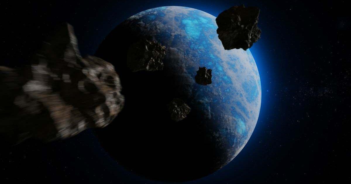 Digital illustration of an asteroid hurtling towards Earth. (Representative Cover Image Source: Unsplash | Javier Miranda)