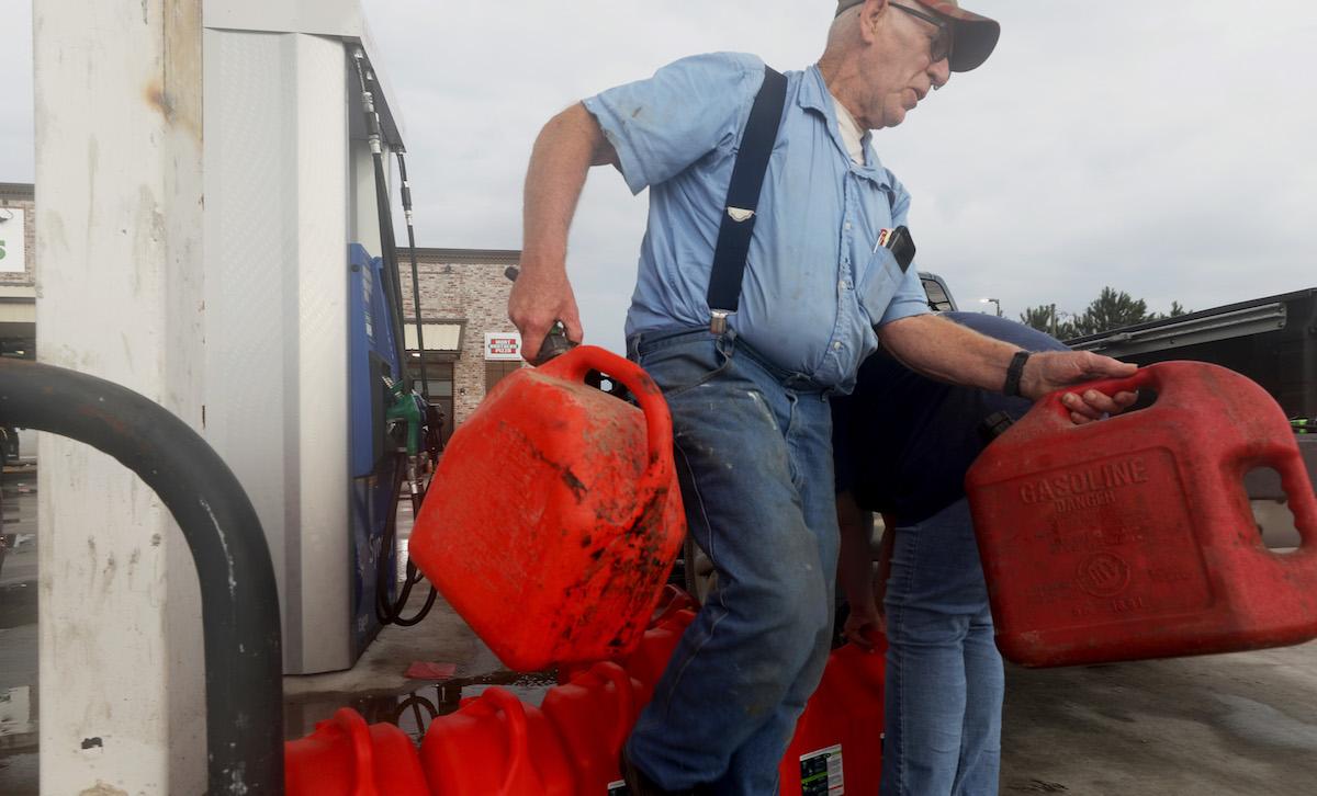 Americans hoarding gasoline