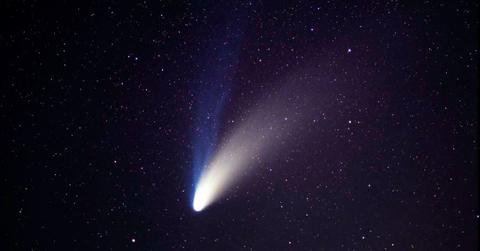 Comet with glowing tail hurtles in space (Representative Cover Image Source: Getty Images | Jeff Schneiderman)