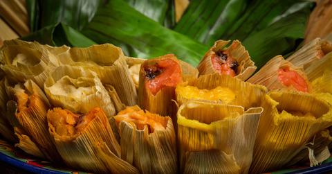 Assorted savory and sweet tamales from Arnaldo Richards' Picos.