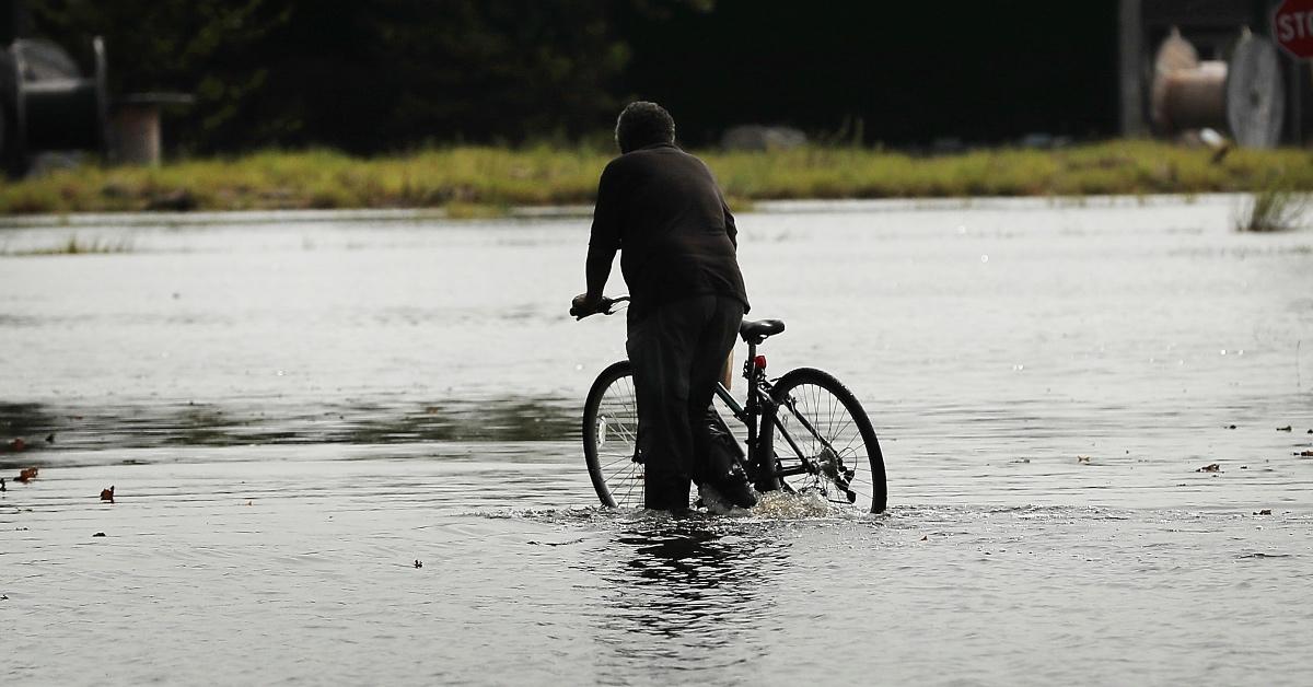 Flooding caused by Hurricane Harvey.