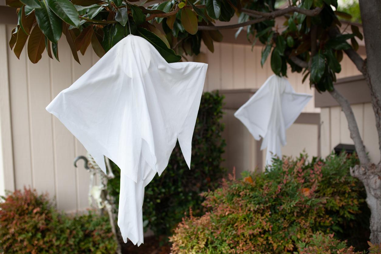 Hanging Sheet Ghosts