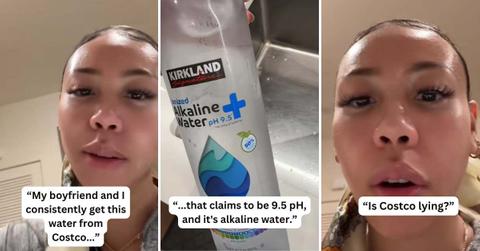 Woman tested the pH of Costco's alkaline water and made a shocking discovery (Cover Image Source: TikTok | @vianht05)