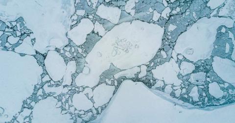 Broken glacier on water. (Representative Cover Image Source: Pexels | Willian Justen de Vasconcellos)