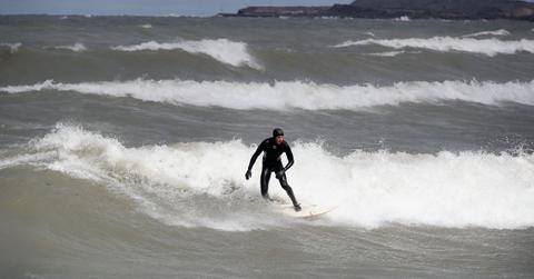 Lake Michigan Surfing