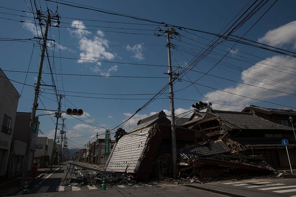 Damage from the Fukushima disaster in 2011