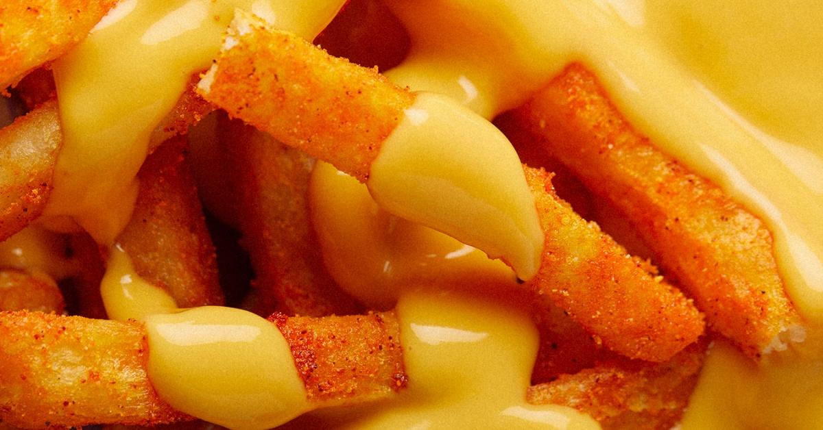 Taco Bell Nacho Fries with Vegan Nacho Cheese