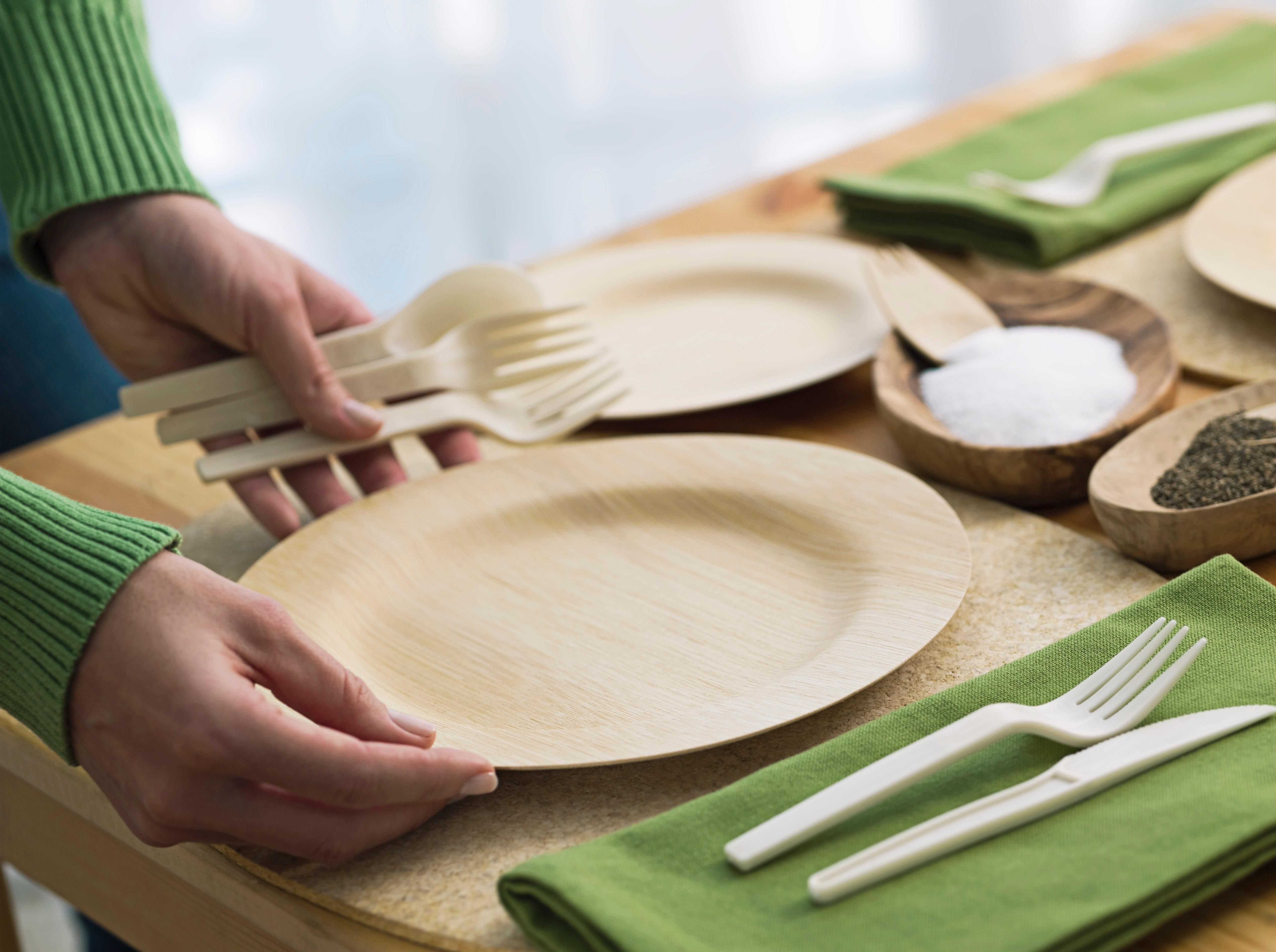 eco-friendly table setting