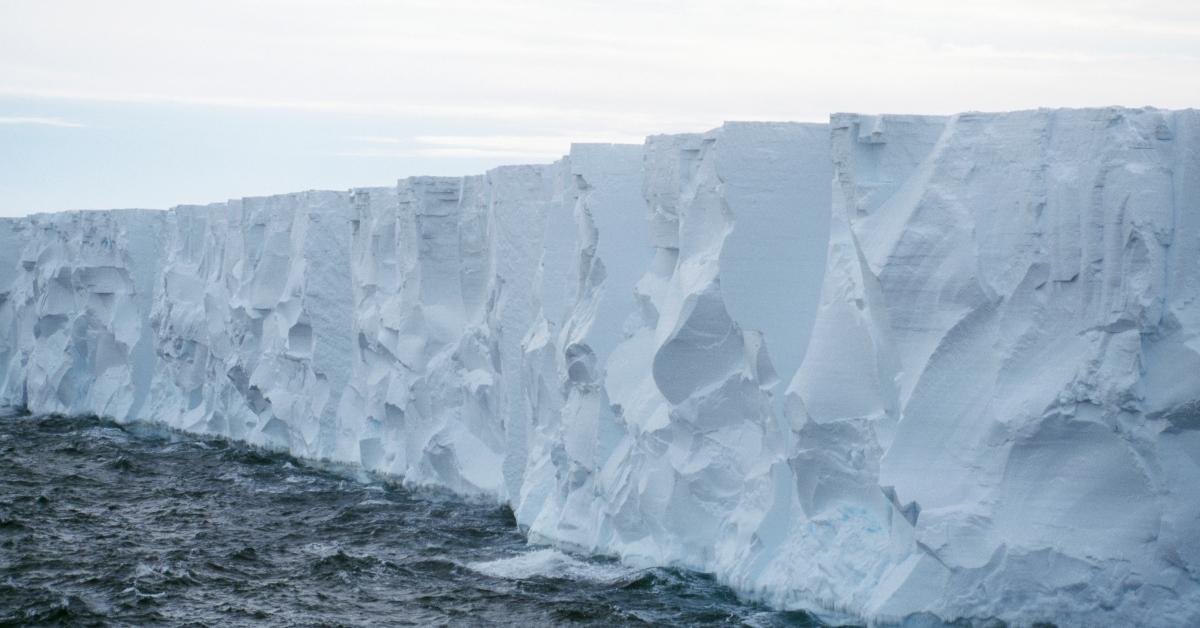 An iceberg in Antarctica. 